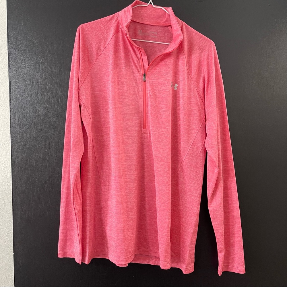 UA Heat Gear zippered pullover - Wm XL
